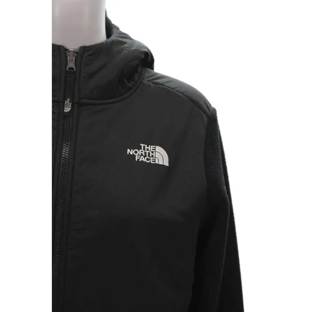 The North Face Womens Windbreaker Jacket Black High Neck Zip Size XL